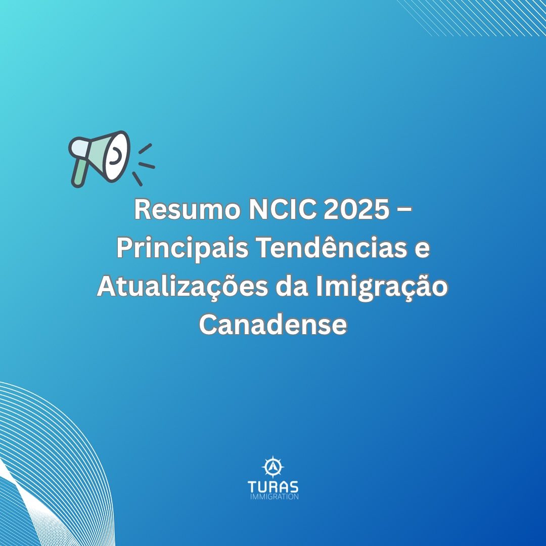 Cartão de título da Turas Immigration para o resumo do NCIC 2025.